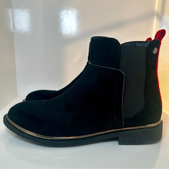 Aqua Flex Women’s Black Ankle Boots, Side Zipper, Size 36 - Picture 1 of 11